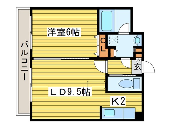 レインボータウン２４の物件間取画像